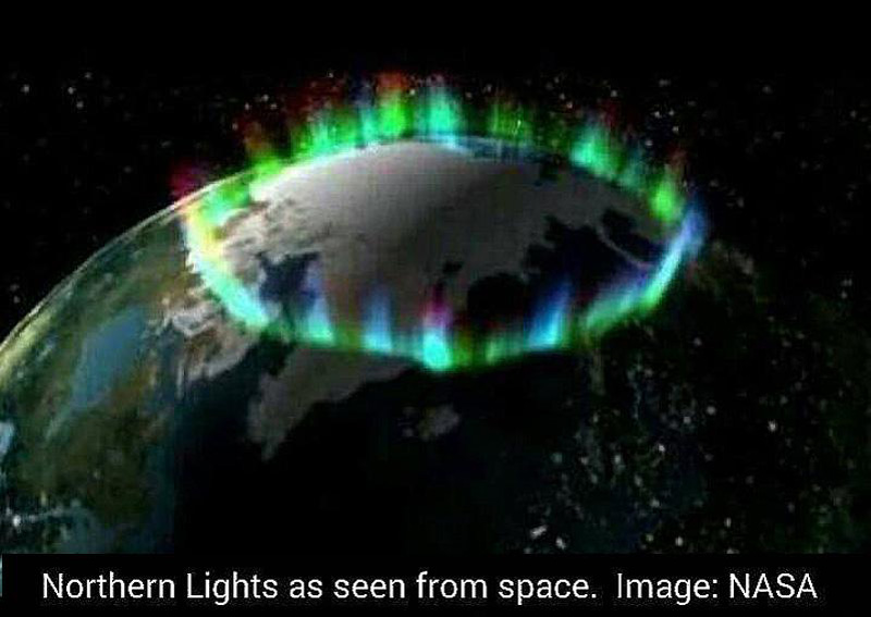 Aurora from space NASA